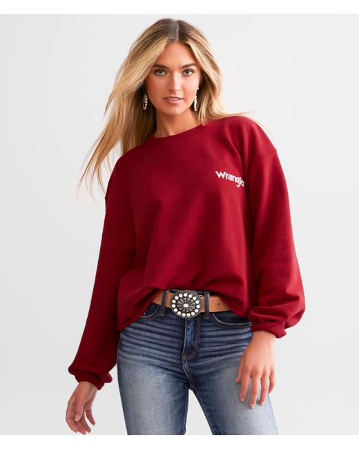 Wrangler Red Good Times Rollin' Pullover