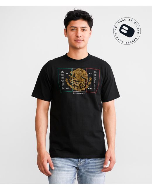 Rock Revival Black Glen T-shirt for men