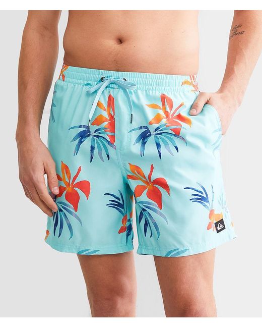 Quiksilver Blue Everyday Mix Volley Swim Trunks for men