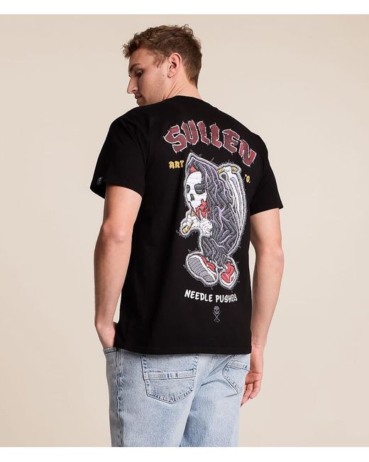 Sullen Black Sully Patch T-Shirt for men