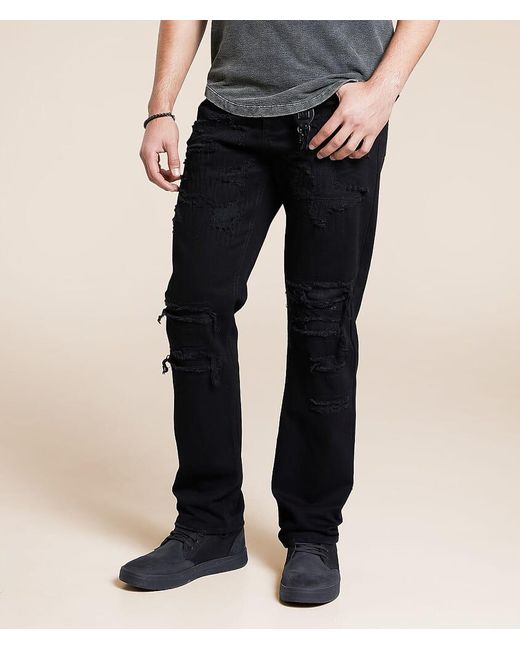 Smugglers Moon Black Slim Straight Jean for men