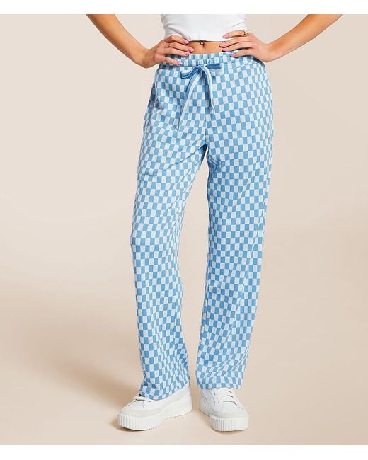 Modish Rebel Blue Checkered Pant