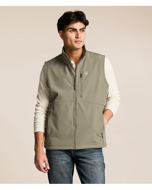 Ariat Natural Logo Softshell Vest for men