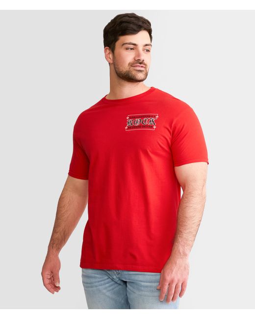 Rock Revival Red Apollo T-shirt for men