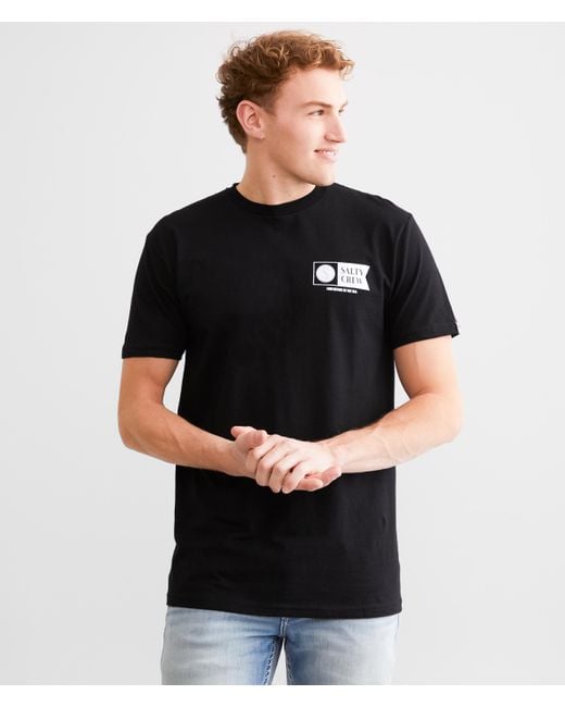 Salty Crew Black Alpha Classic T-shirt for men
