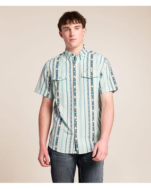 Farrell Blue Post Performance Stretch Shirt for men