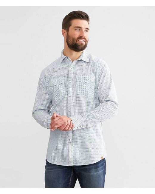 Gentry County White Athletic Performance Shirt for men