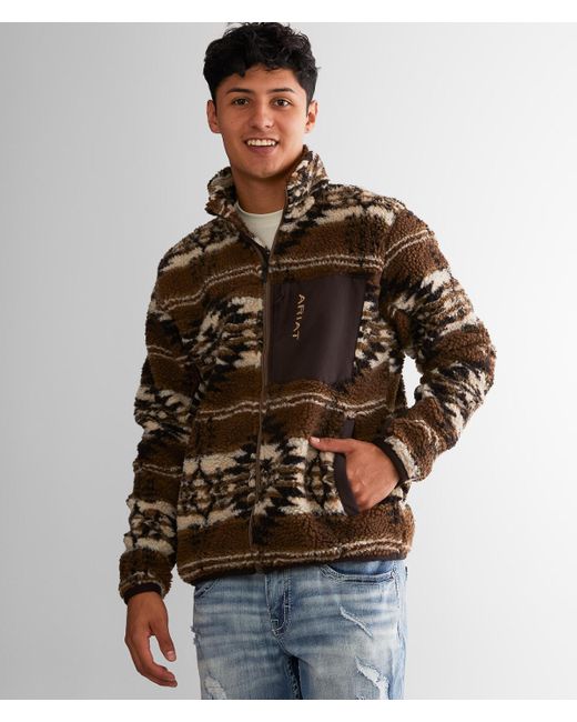 Ariat Brown Mammoth Tek® Sherpa Jacket for men