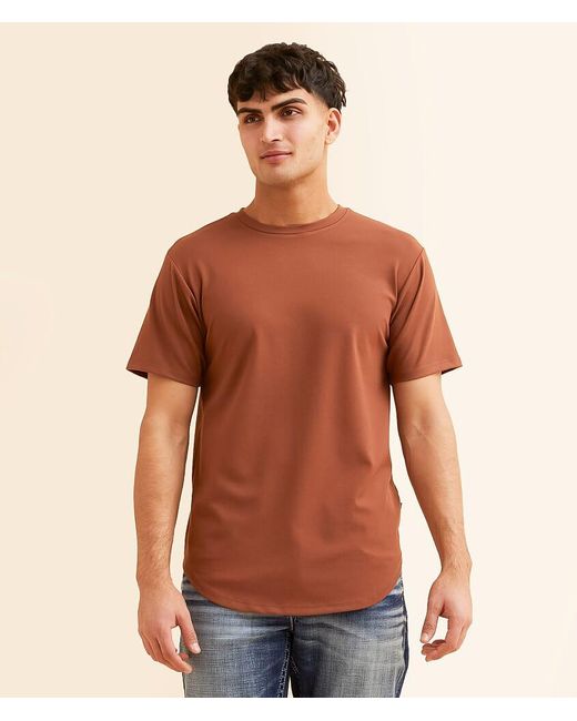 Nova Industries Red Long Body Tech T-Shirt for men
