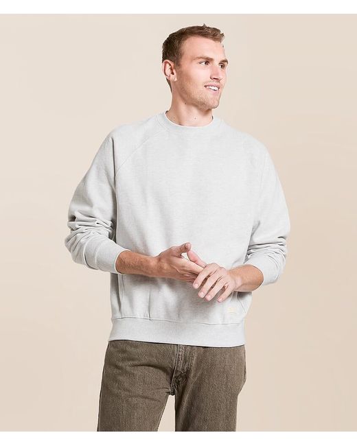 RVCA White Dayshift Pullover for men