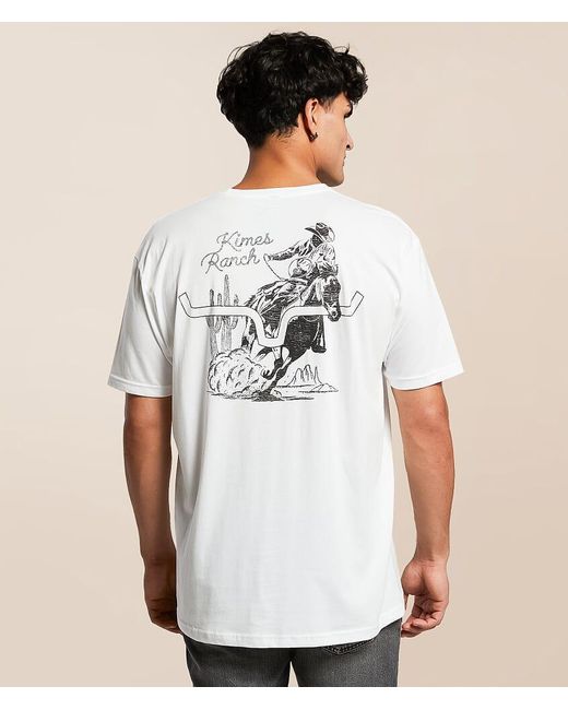 Kimes Ranch White On The Run T-Shirt for men