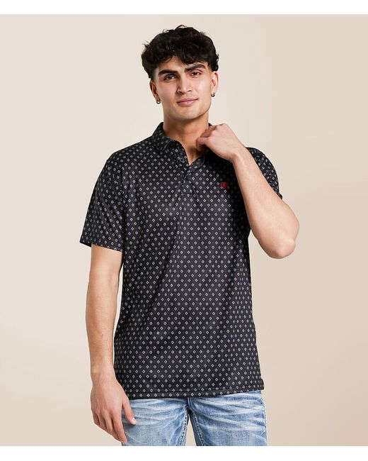 Ariat Black Pax Climate Tek Polo for men