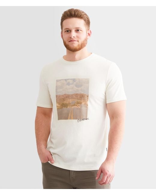 Tentree White Vintage Photo T-shirt for men