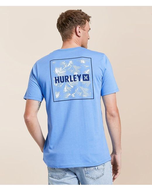 Hurley Blue Four Corners T-Shirt for men