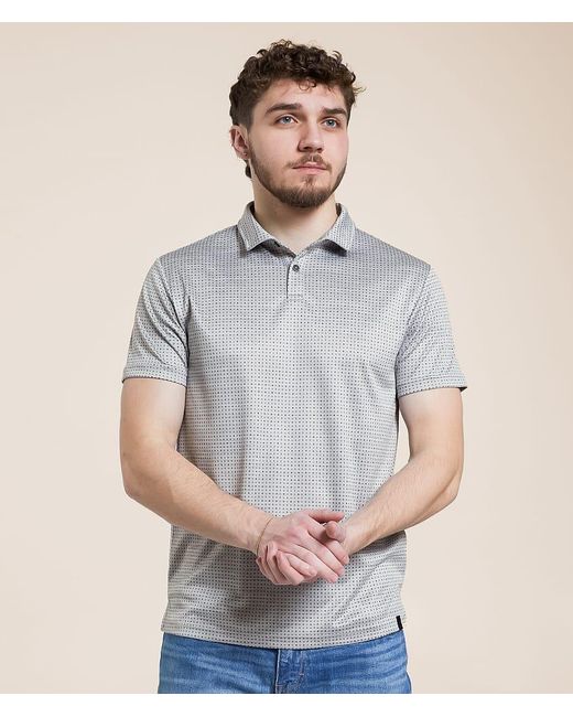 J.B. Holt Gray Adler Performance Polo for men
