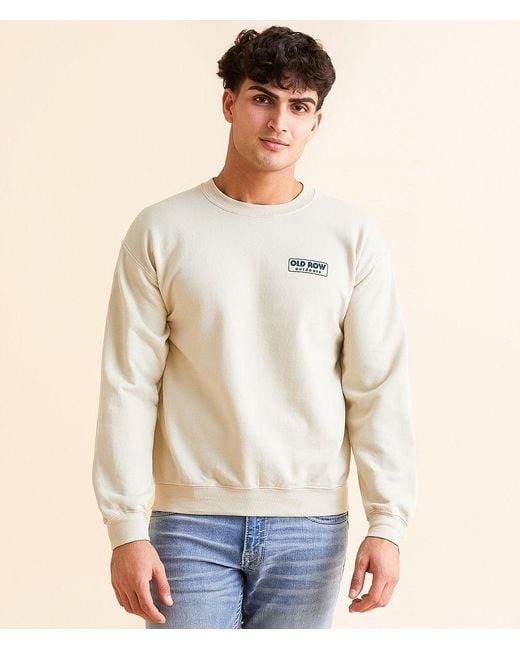 Old Row Natural Duck Hunt Badge Pullover for men