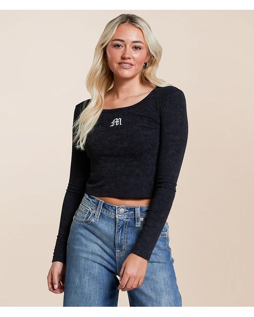 Miss Me Blue Label Washed Top