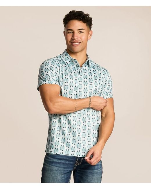 Gentry County Blue Osborne Performance Polo for men
