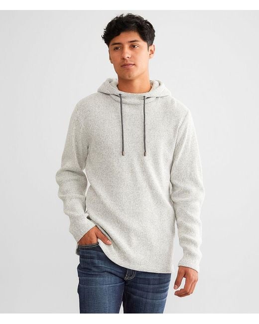 Outpost Makers Gray Kelly Brushed Hoodie for men