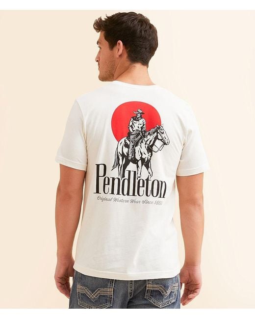 Pendleton Red Saddle Up Sunset T-Shirt for men