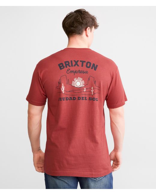Brixton Red Empresa T-shirt for men
