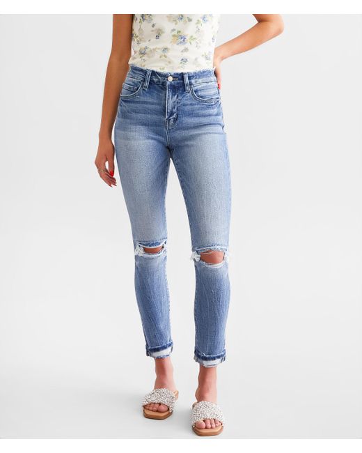Flying Monkey Blue High Rise Ankle Skinny Stretch Jean