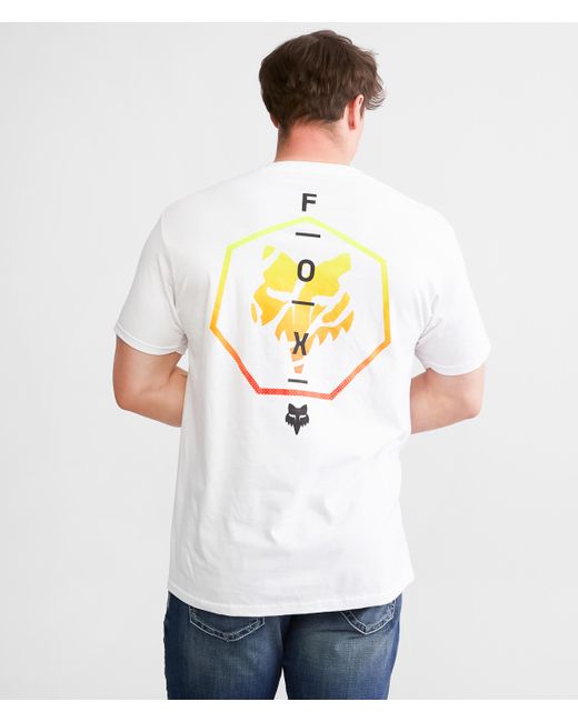 Fox White 7 Point T-shirt for men