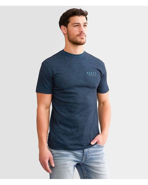 Veece Blue Layers T-Shirt for men