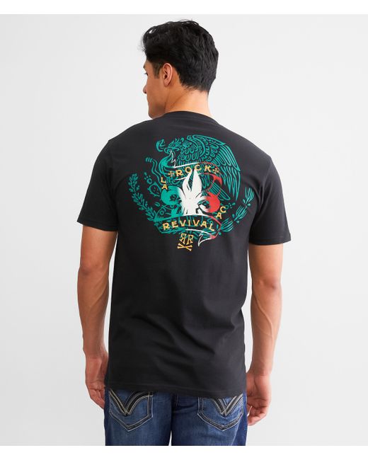Rock Revival Green Fletcher T-shirt for men