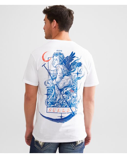 Sullen Blue Death Angel T-shirt for men