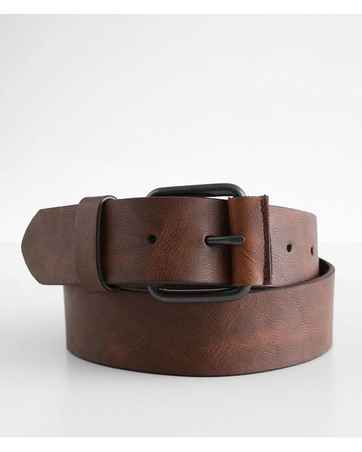 BKE Brown Seth Distressed Belt for men