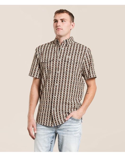 Farrell Brown Senior Performance Stretch Shirt for men