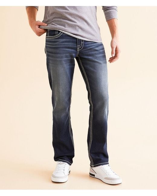 BKE Blue Jake Straight Stretch Jean for men