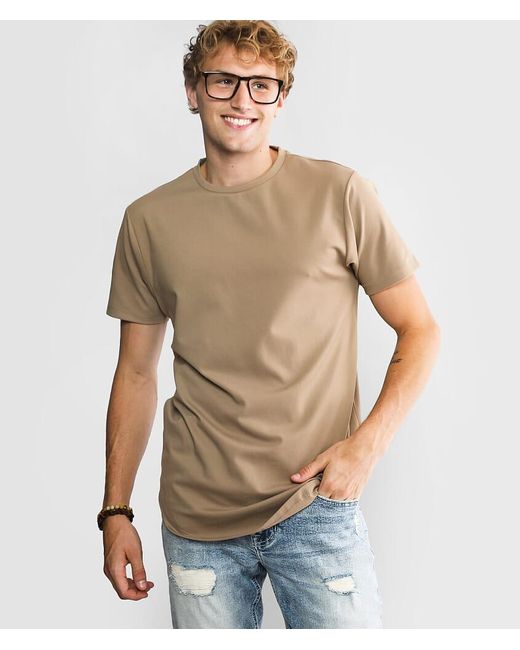 Nova Industries Natural Long Body Tech T-Shirt for men