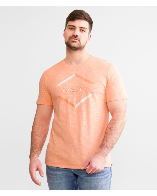 Hurley Orange Security T-shirt for men