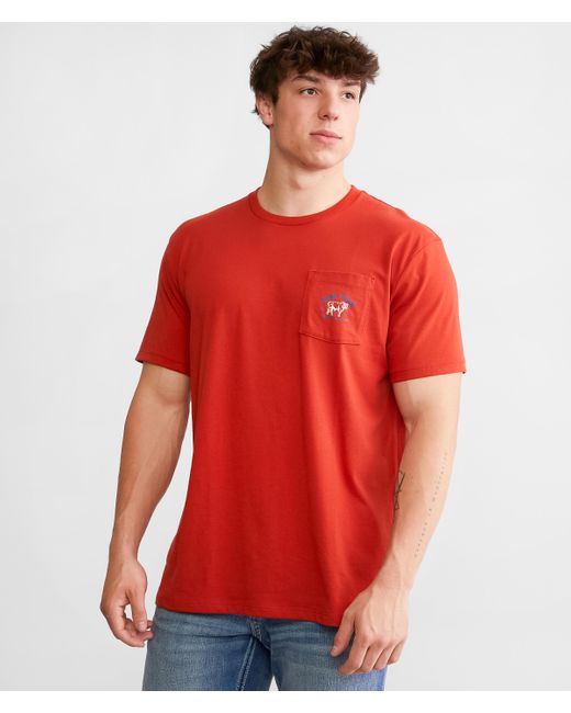 Hooey Red Charbray T-shirt for men