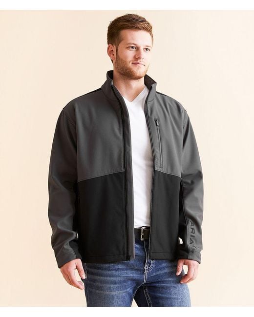 Ariat Black Logan Softshell Tech Jacket for men