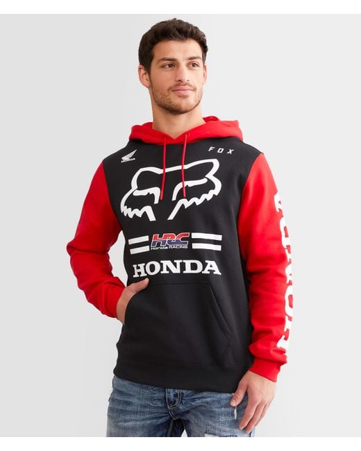 Fox Red Racing Honda Hooded Sweatshirt for men