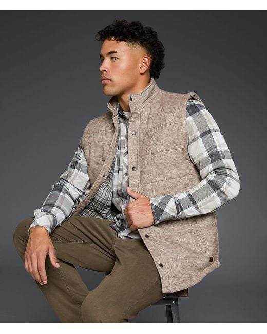 Outpost Makers Gray Heathered Vest for men