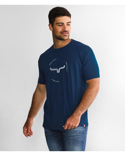 Kimes Ranch Circular Repeat T-shirt in Blue for Men | Lyst