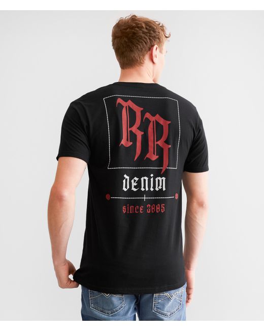 Rock Revival Black Barnes T-shirt for men