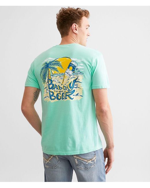 Old Row Green Bad Day To Be A Beer T-Shirt for men