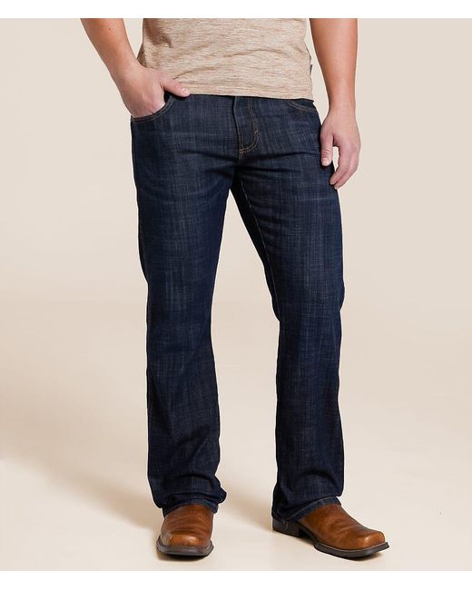 Wrangler Blue Retro Slim Boot Stretch Jean for men