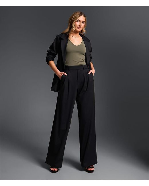 Buckle Black Black Single Button Blazer
