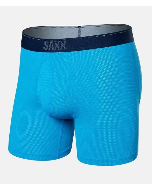 Saxx Underwear Co. Blue Quest 2.0 Stretch Boxer Briefs for men