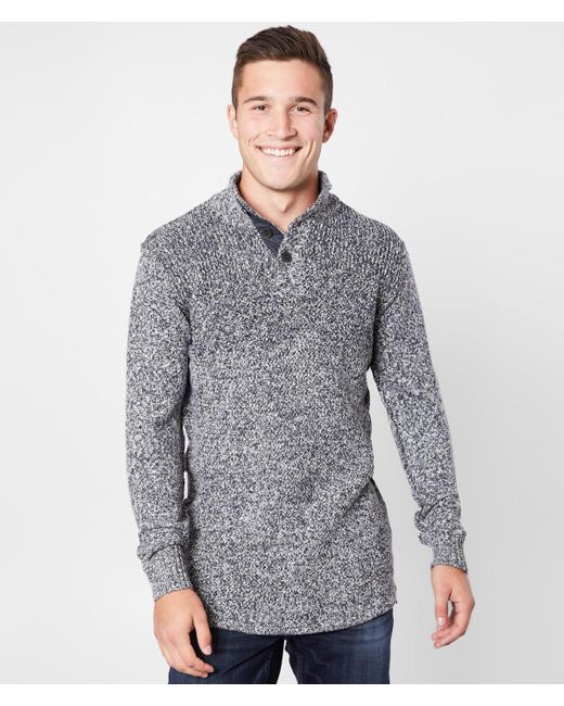 Outpost Makers Button Henley Sweater in 