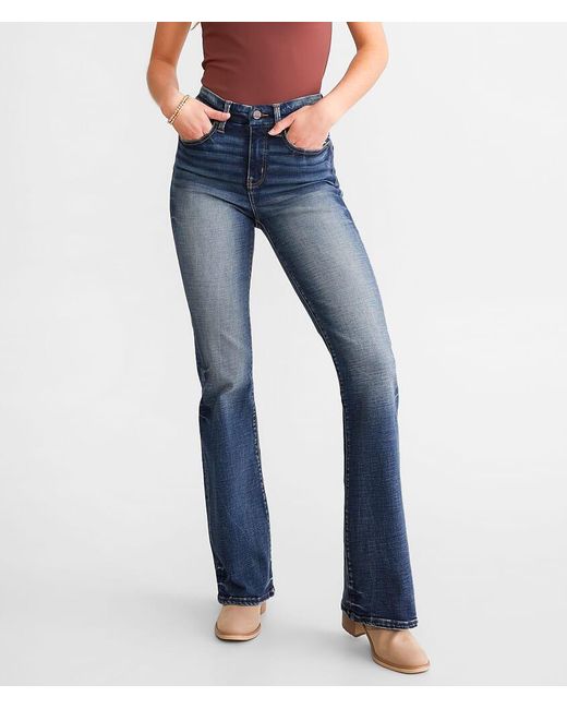 Buckle Black Blue Fit No. 75 Boot Stretch Jean