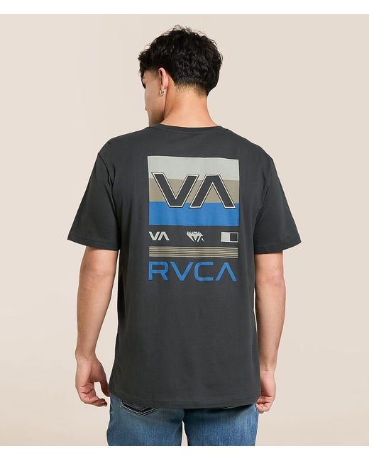 RVCA Gray Get Set T-Shirt for men
