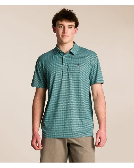Ariat Blue Angel Mod Tek Performance Polo for men