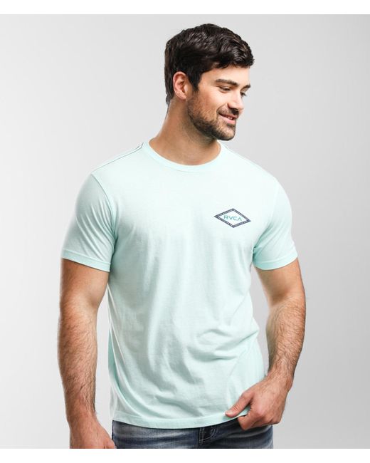 RVCA Balance Diamond T-shirt in Blue 